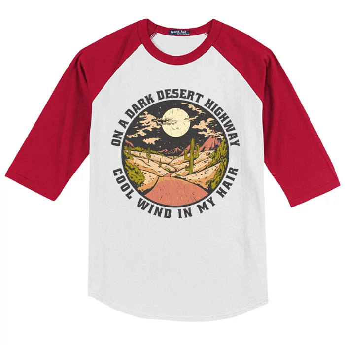 Dark Desert Highway Wind In My Hair Kids Colorblock Raglan Jersey