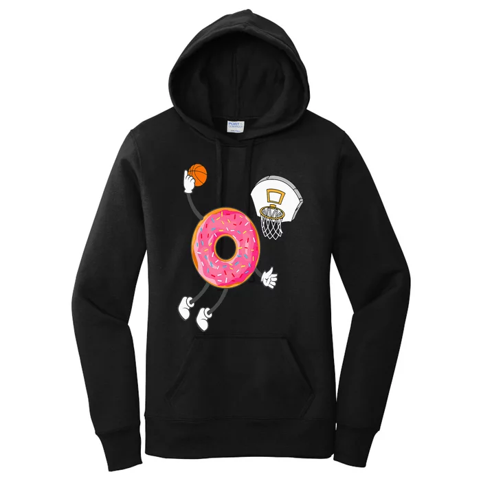 Dunking Donut Hole Food Champ Women's Pullover Hoodie