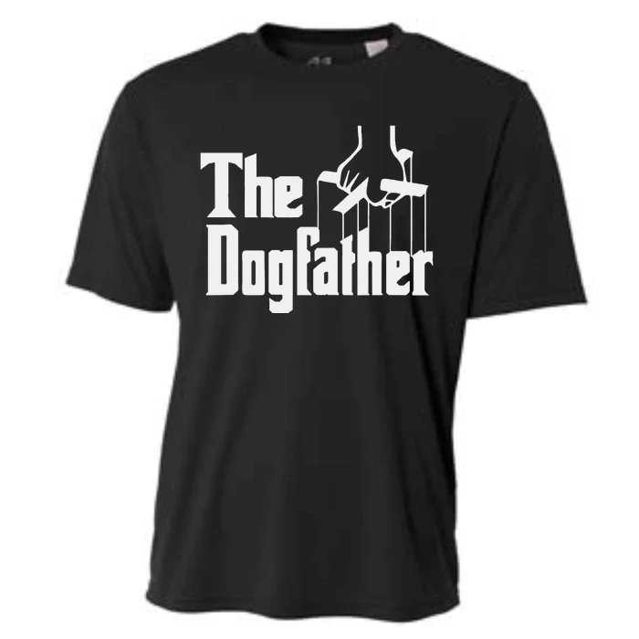 Dad Dog Hound Father The Dogfather Cooling Performance Crew T-Shirt