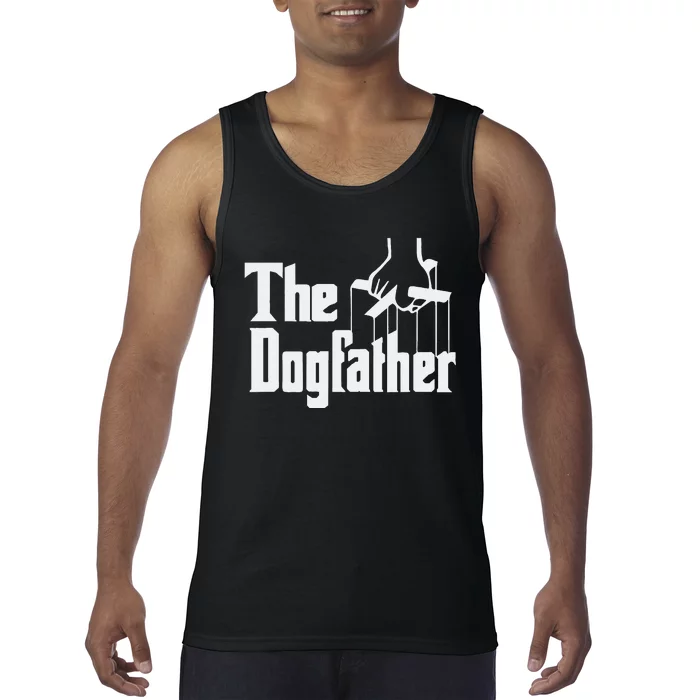 Dad Dog Hound Father The Dogfather Tank Top