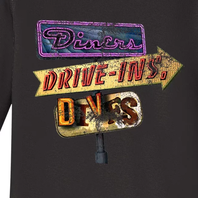 Diners Drive Ins And Dives Baby Long Sleeve Bodysuit