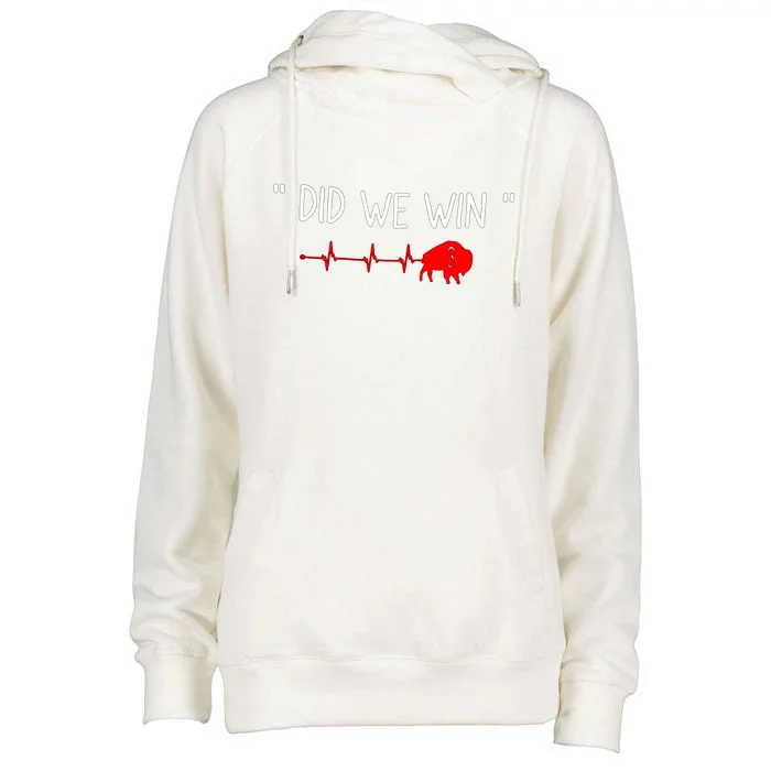 Did.we.win Womens Funnel Neck Pullover Hood