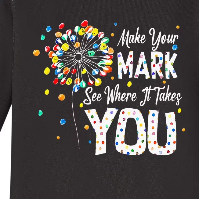 Dot Day International Dot Day Make Your Mark Dot Day Baby Long Sleeve Bodysuit