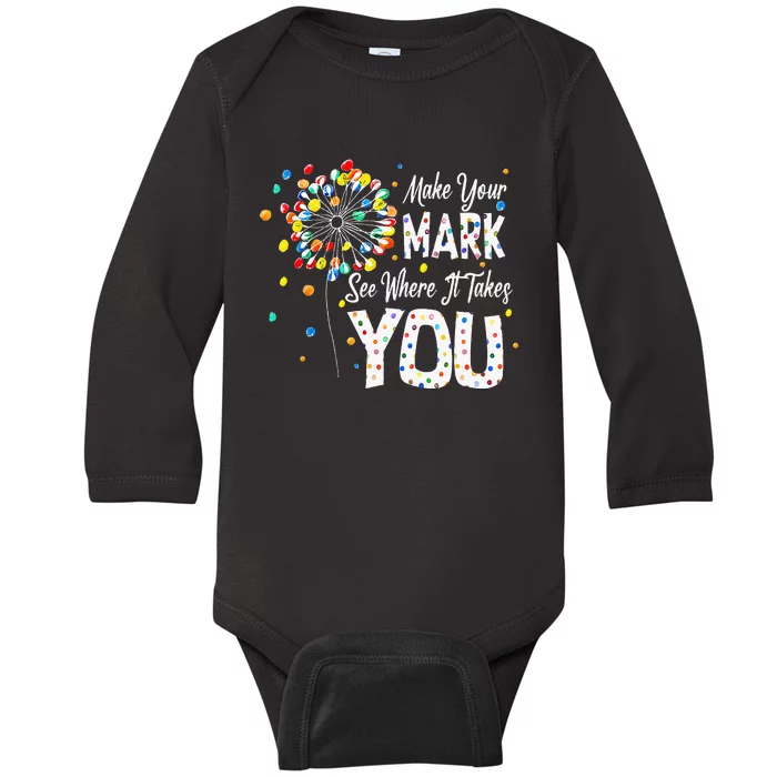 Dot Day International Dot Day Make Your Mark Dot Day Baby Long Sleeve Bodysuit