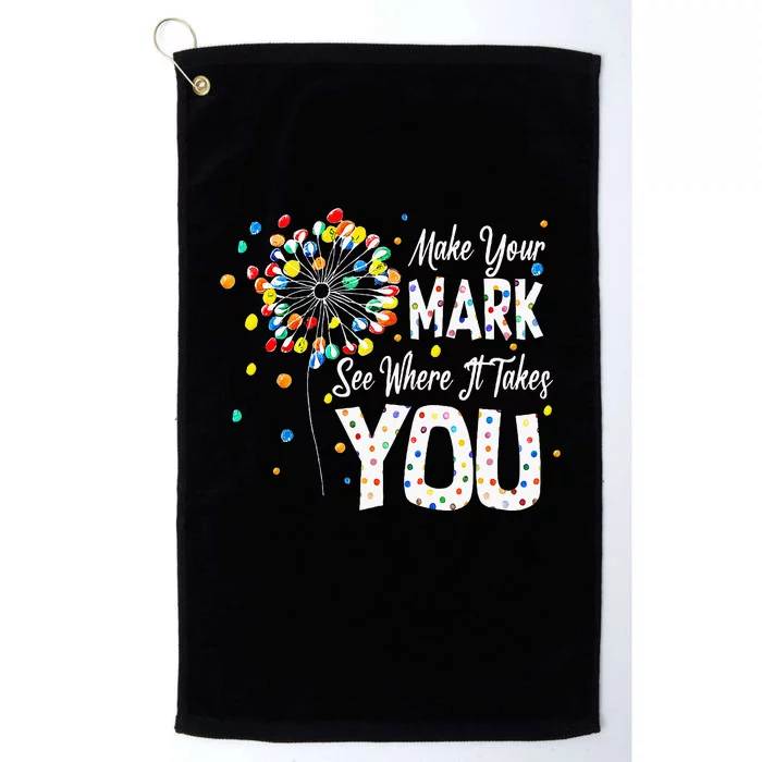 Dot Day International Dot Day Make Your Mark Dot Day Platinum Collection Golf Towel