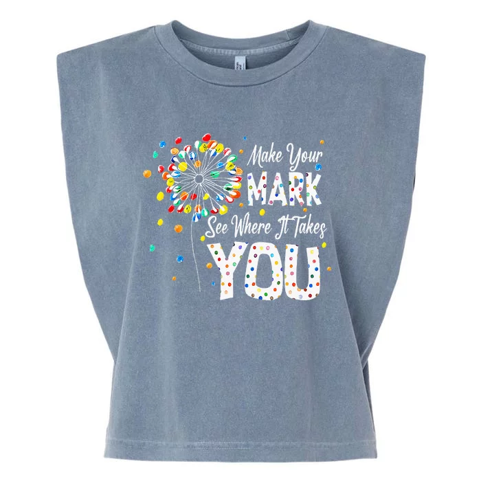 Dot Day International Dot Day Make Your Mark Dot Day Garment-Dyed Women's Muscle Tee