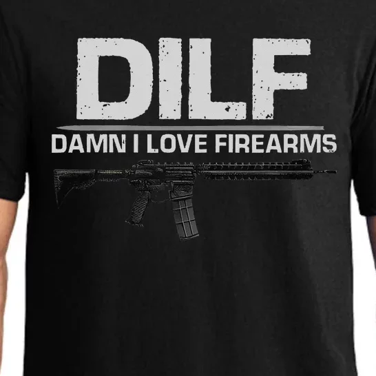 dilf damn i love firearms Pajama Set