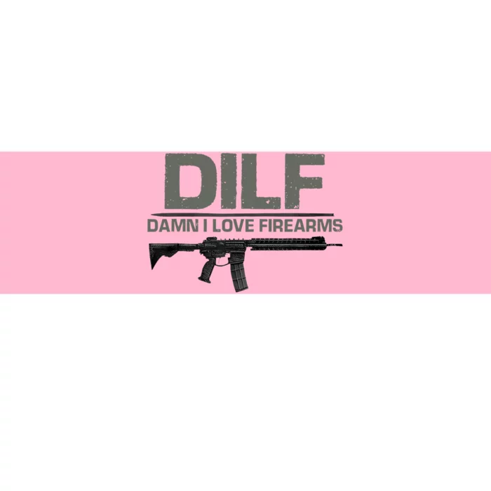 DILF Damn I Love Firearms Funny Bumper Sticker