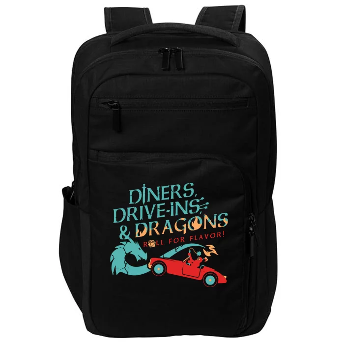 Diners Drive Ins And Dragons Roll For Flavor Impact Tech Backpack