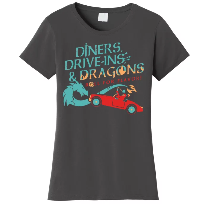 Diners Drive Ins And Dragons Roll For Flavor Women's T-Shirt