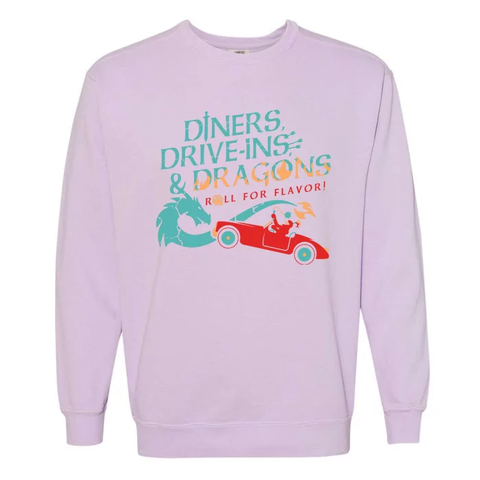 Diners Drive Ins And Dragons Roll For Flavor Garment-Dyed Sweatshirt