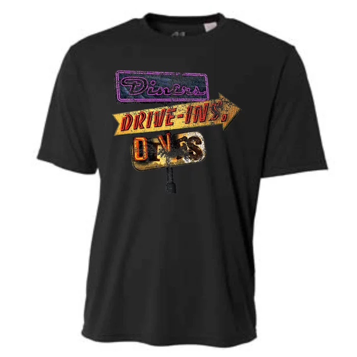 Diners Drive Ins And Dives Cooling Performance Crew T-Shirt