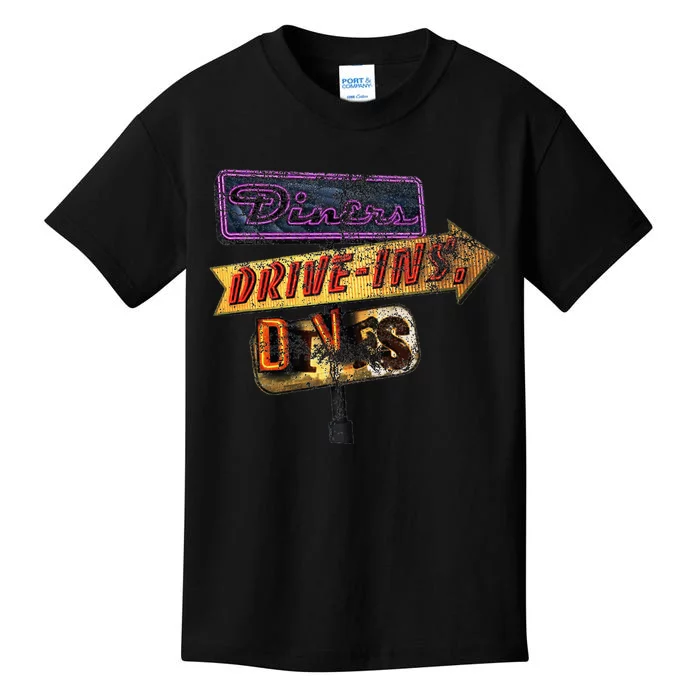 Diners Drive Ins And Dives Kids T-Shirt