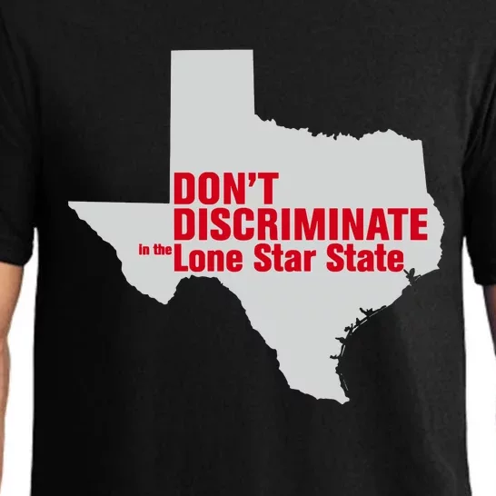 DonT Discriminate In The Lone Star State Pajama Set