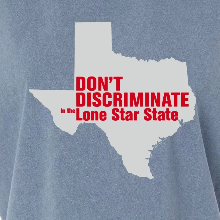 DonT Discriminate In The Lone Star State Garment-Dyed Women's Muscle Tee