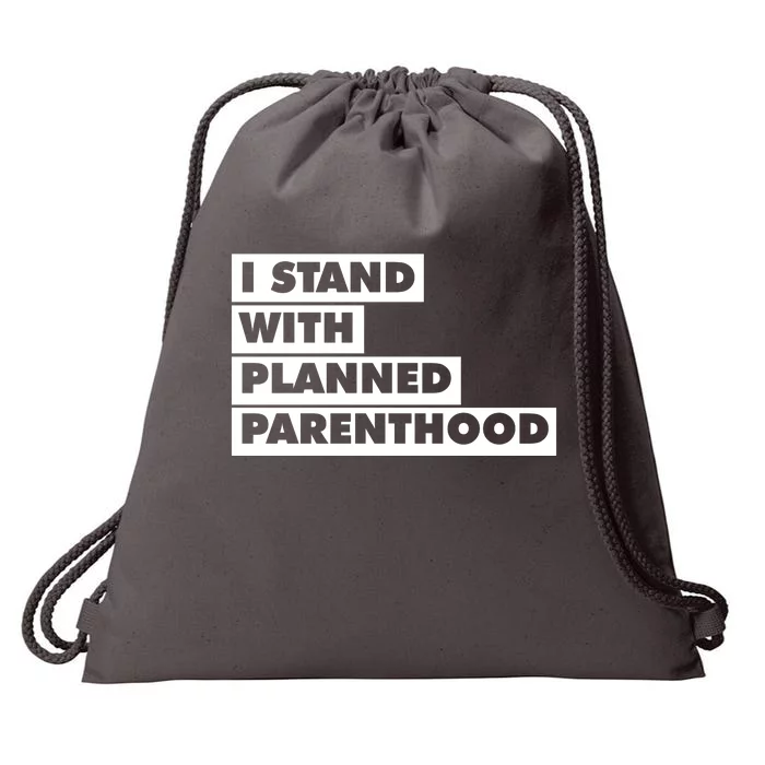 Danny Devito I Stand With Planned Parenthood Drawstring Bag