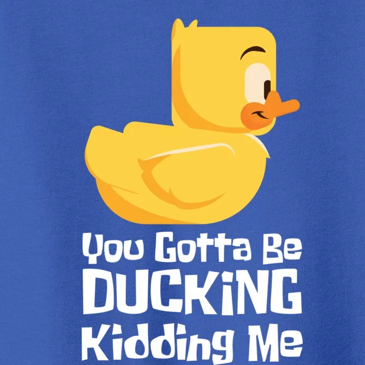 Ducking Ding I Quack Duck Chick Goose Cool Gift Toddler T-Shirt