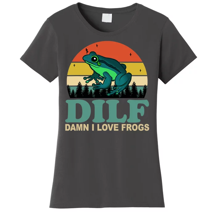 DILF Damn I Love Frogs Women's T-Shirt