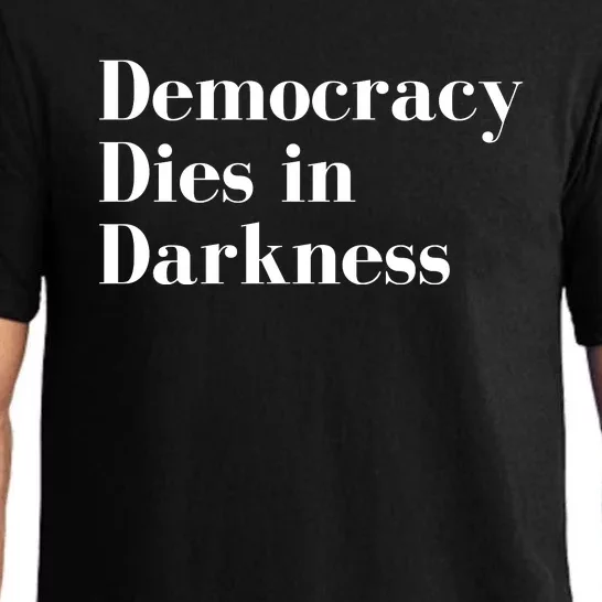 Democracy Dies In Darkness Pajama Set