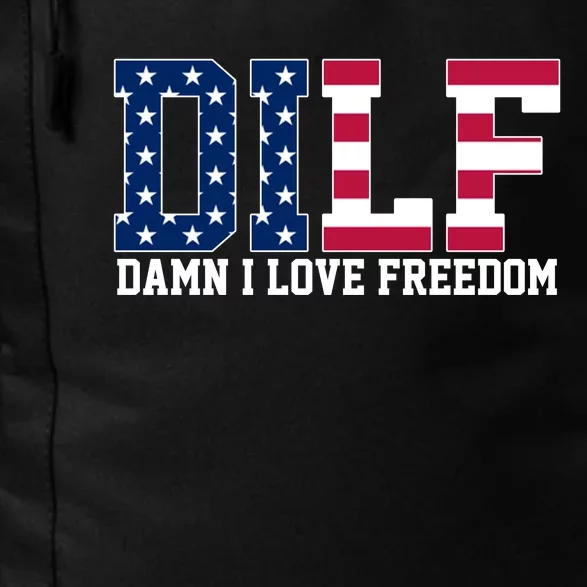 DILF Damn I Love Freedom USA Daily Commute Backpack