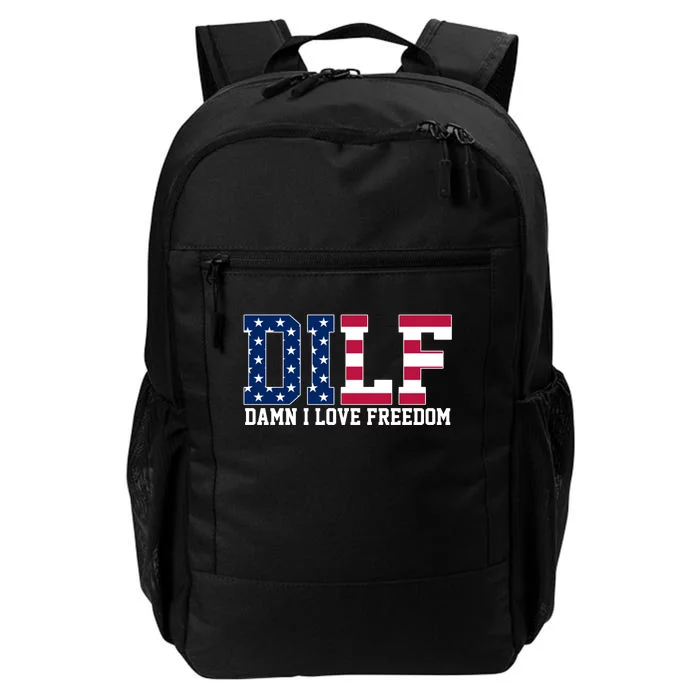 DILF Damn I Love Freedom USA Daily Commute Backpack