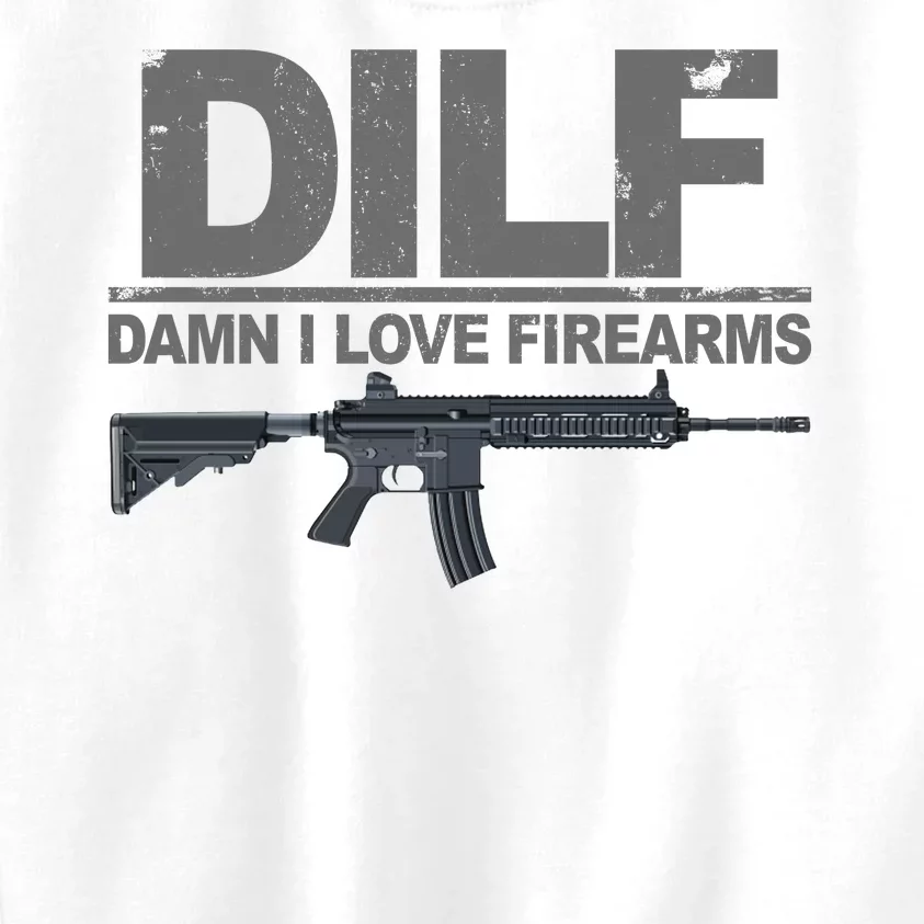 DILF Damn I Love Firearms Kids Sweatshirt