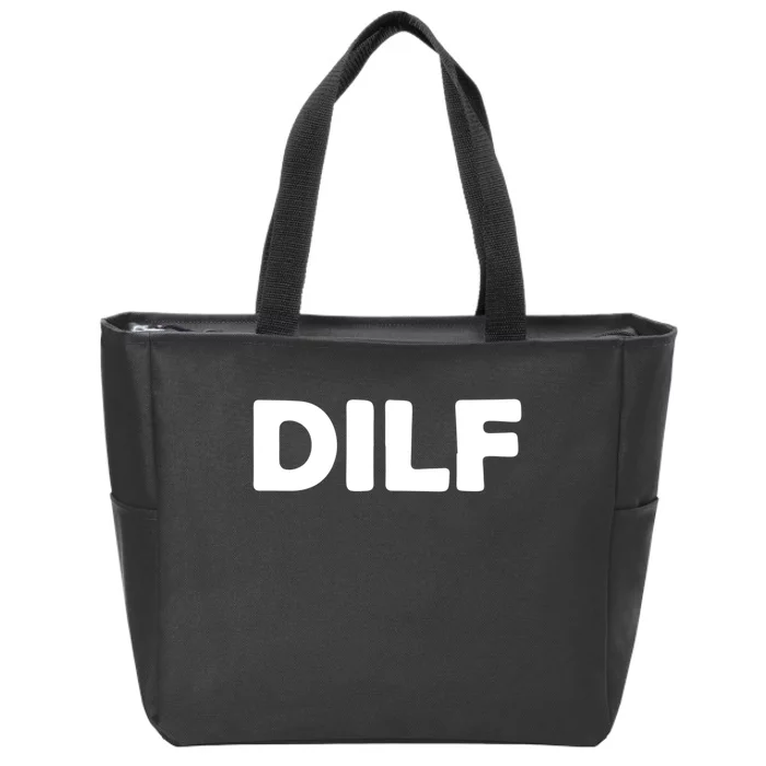 Dilf Zip Tote Bag