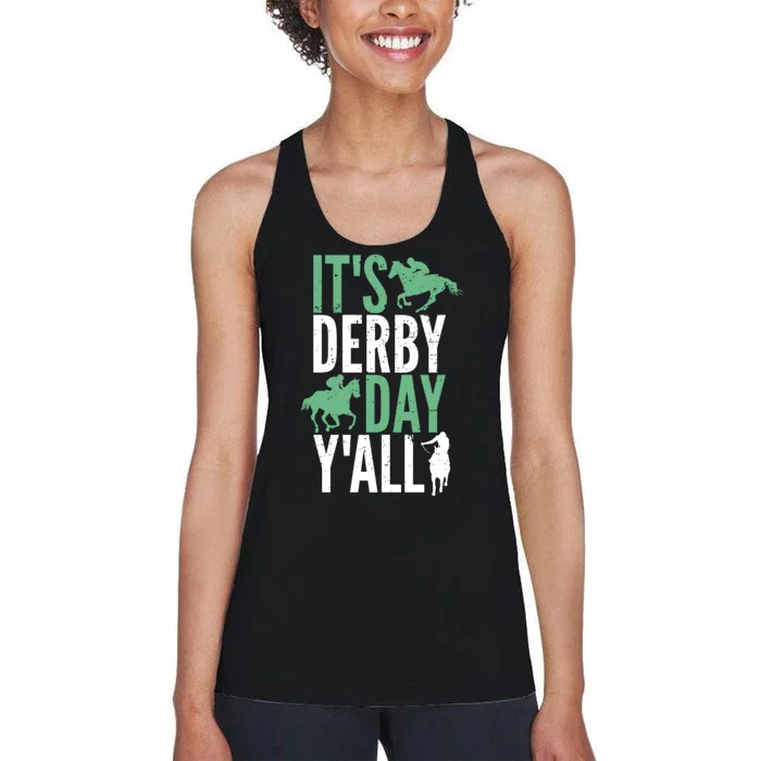 Derby Day It's Derby Day Yall Women's Racerback Tank