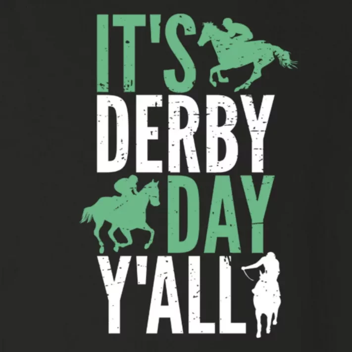 Derby Day It's Derby Day Yall Toddler Long Sleeve Shirt