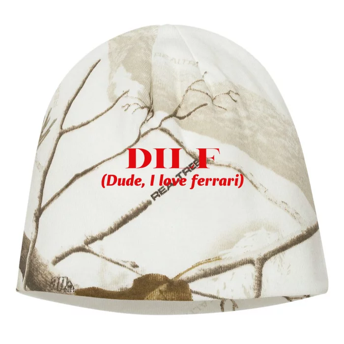 Dilf Dude I Love Ferrari Kati - Camo Knit Beanie