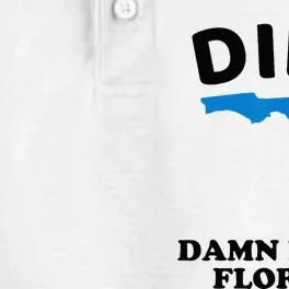 DILF Damn I Love Florida Funny Miami United States Tampa Dry Zone Grid Performance Polo