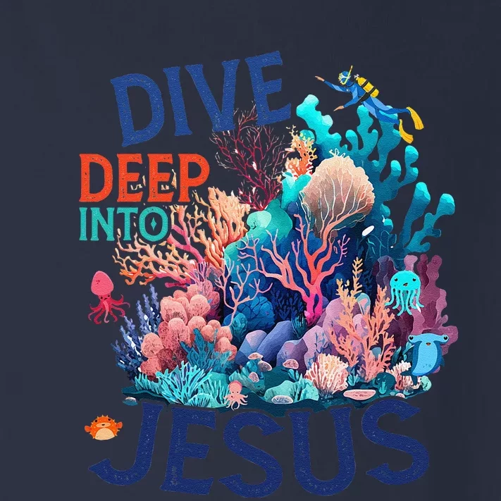 Dive Deep Into Jesus Vbs 2024 Scuba Diving Underwater Toddler Long Sleeve Shirt