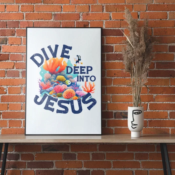 Dive Deep Into Jesus Vacation Bible School Poster