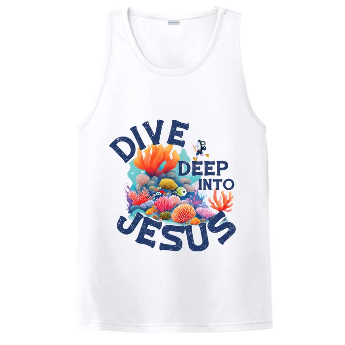 Dive Deep Into Jesus Vacation Bible School Performance Tank