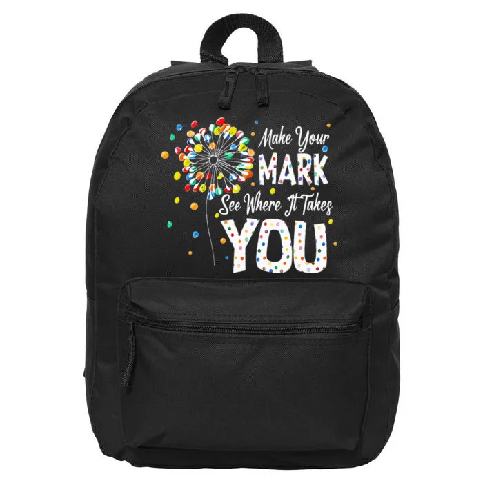 Dot Day International Dot Day Make Your Mark Dot Day 16 in Basic Backpack