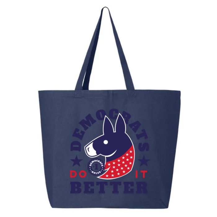 Democrats Do It Better Political 25L Jumbo Tote