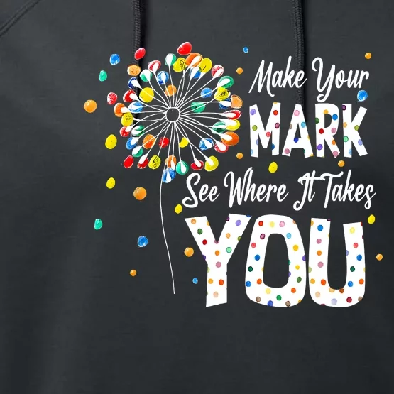 Dot Day International Dot Day Make Your Mark Performance Fleece Hoodie