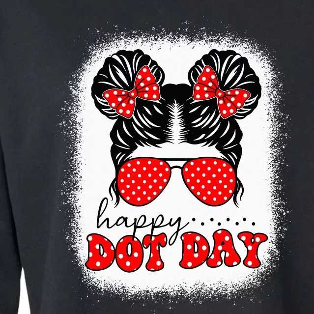 Dot Day International Dot Day Make Your Mark Happy Dot Day Cropped Pullover Crew