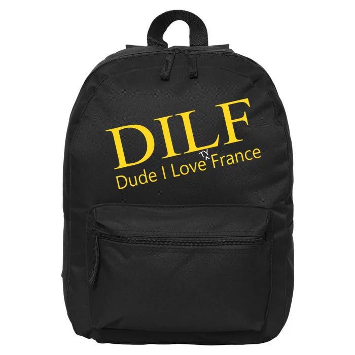 Dilf Dude I Love Ty France 16 in Basic Backpack