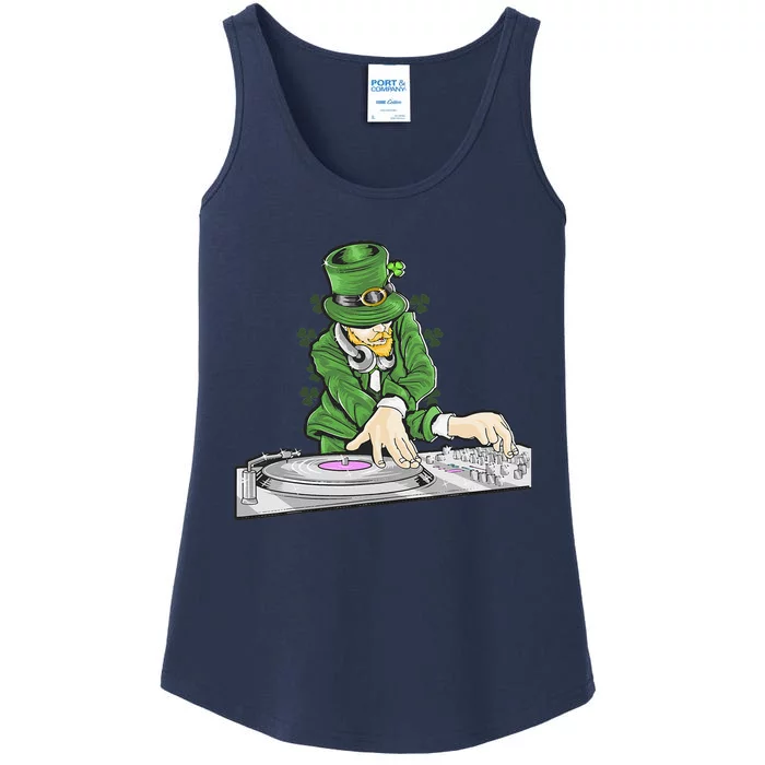 DJ Disc Jockey St. Patrick’s Day Party Djane Ladies Essential Tank