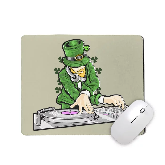 DJ Disc Jockey St. Patrick’s Day Party Djane Mousepad