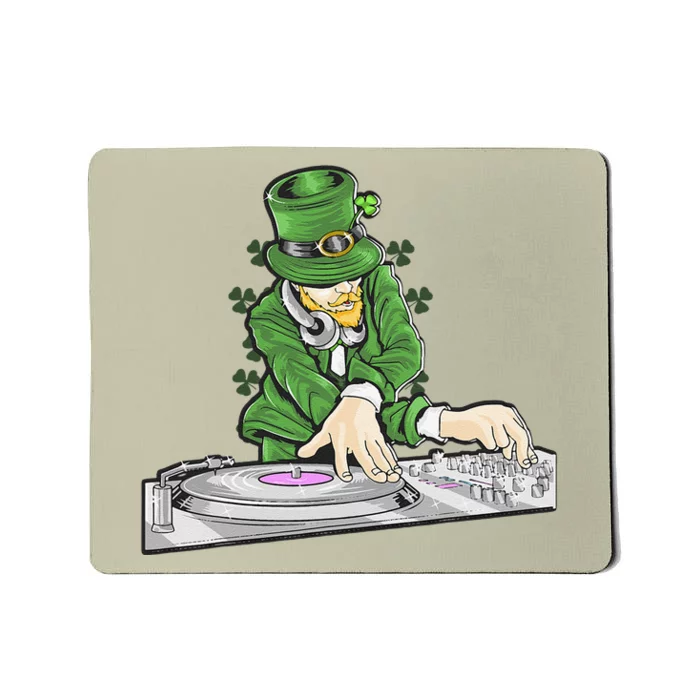 DJ Disc Jockey St. Patrick’s Day Party Djane Mousepad