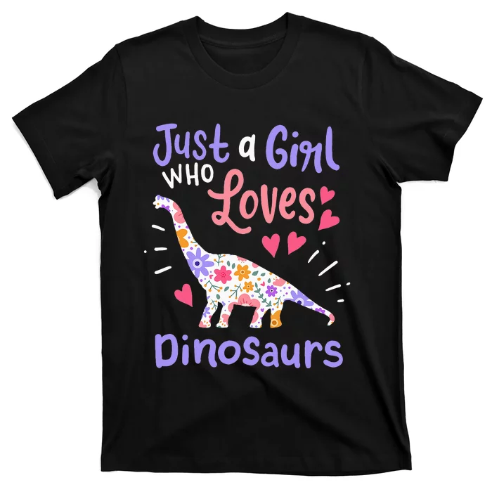 Dinosaur Dino Just a Who Loves Dinosaurs T-Shirt