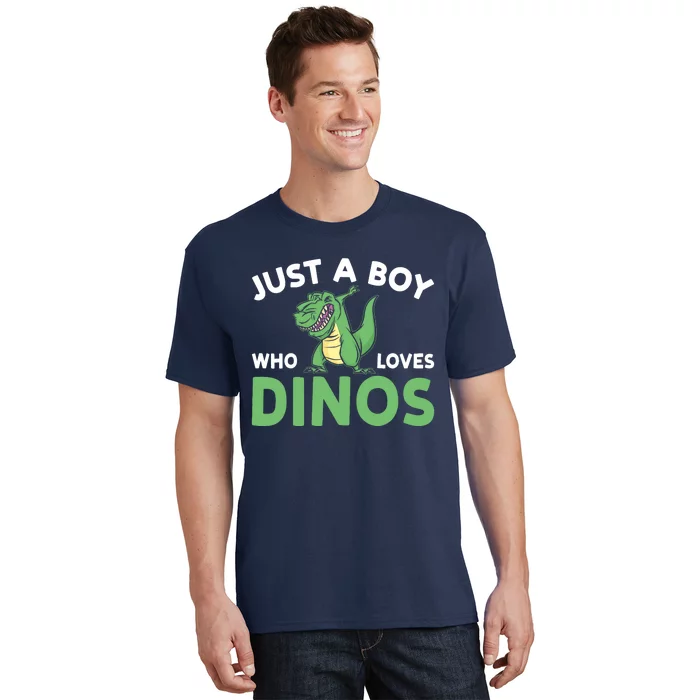 Dinosaur Dino Just A Boy Who Loves Dinos T-Shirt