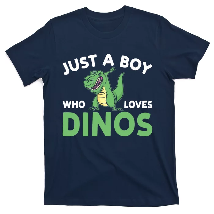 Dinosaur Dino Just A Boy Who Loves Dinos T-Shirt