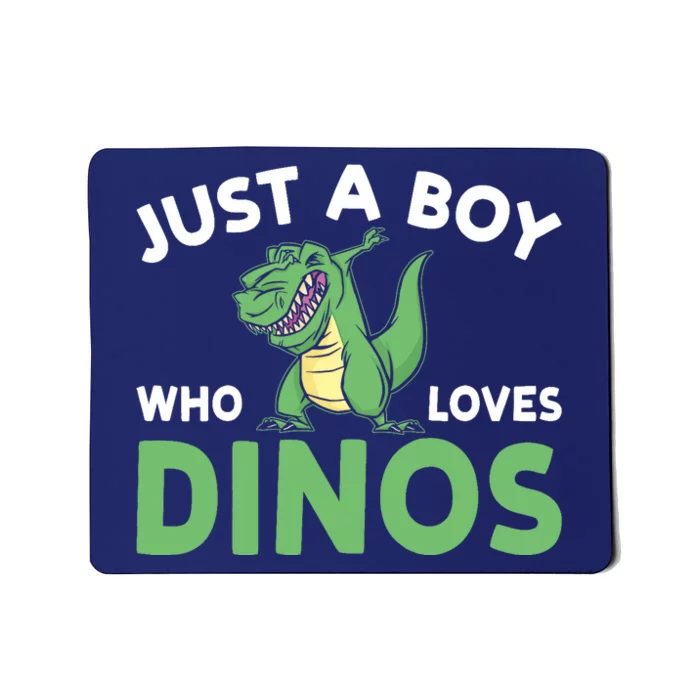 Dinosaur Dino Just A Boy Who Loves Dinos Mousepad