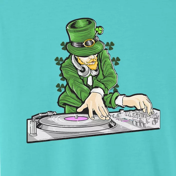 DJ Disc Jockey St. Patrick’s Day Party Djane ChromaSoft Performance T-Shirt