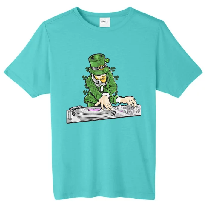 DJ Disc Jockey St. Patrick’s Day Party Djane ChromaSoft Performance T-Shirt