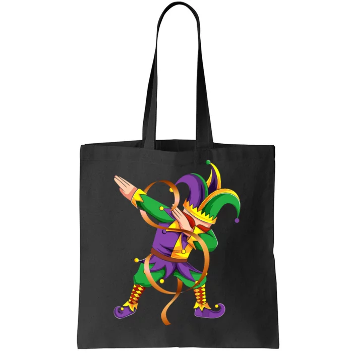 Dabbing Dab Jester Mardi Gras Mask Dabbing Boy Mardi Gras Tote Bag