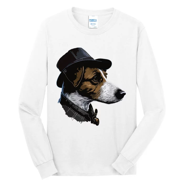 Detective Dog Jack Russell Terrier Tall Long Sleeve T-Shirt